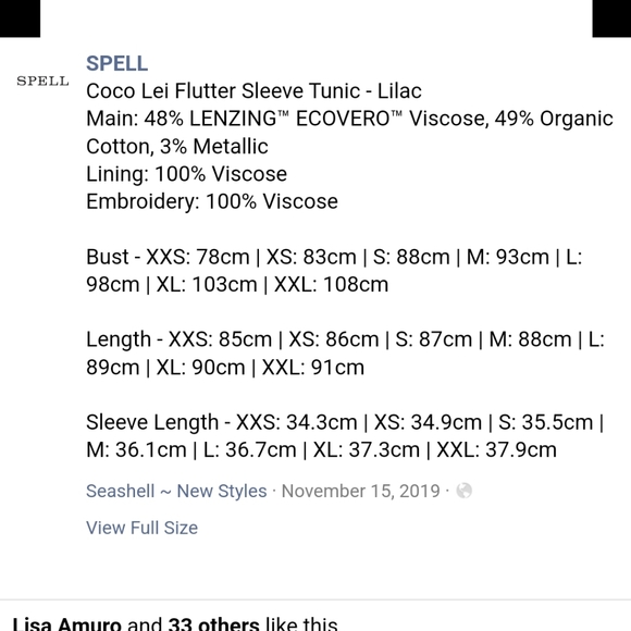 NWT Spell Coco Lei Tunic - Picture 3 of 5